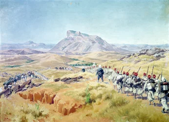 Die Einnahme des Andriba-Gipfels, Madagaskar, 15. September 1895